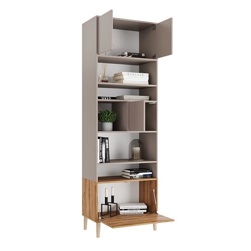 Стеллаж Скарлет-7 Дуб Золотистый - фото 2