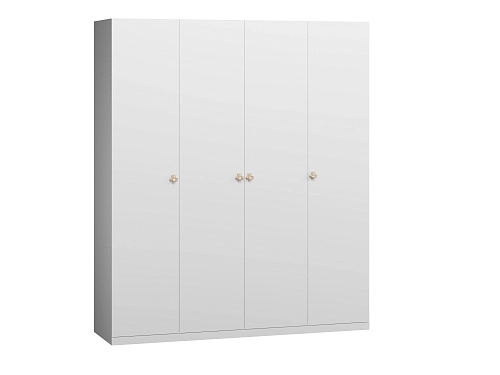 Шкаф распашной Скарабей-4 Белый - фото 2