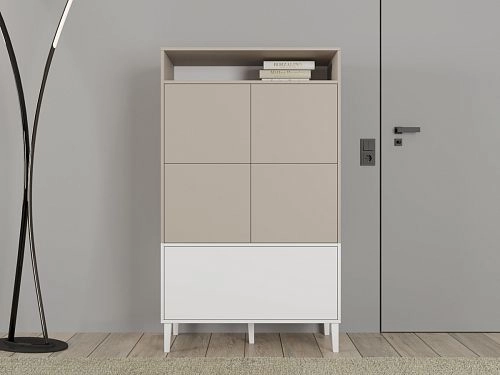 Стеллаж Скарлет-9 Белый - фото 1