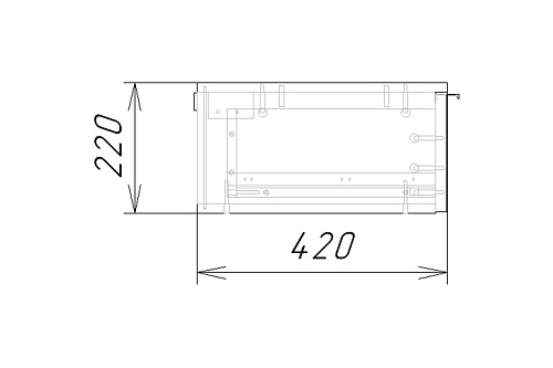 Тумба прикроватная подвесная Салерно 1 Графит - фото 7
