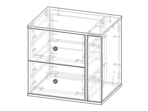 Тумба прикроватная Колорадо-4 МДФ - фото 3