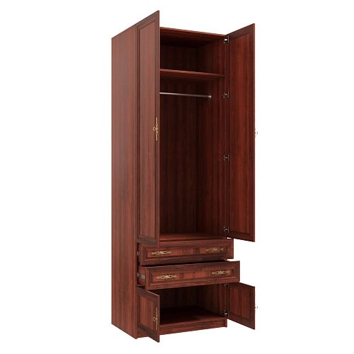 Шкаф распашной Карлос-046 Орех Итальянский - фото 2