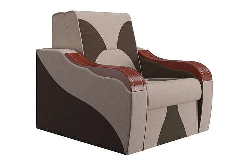 Кресло-кровать Вестерн Lega cream-Lega chocolate - фото 2