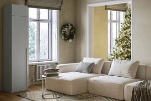 Лорена Бест-1 с антресолью Серый Камень