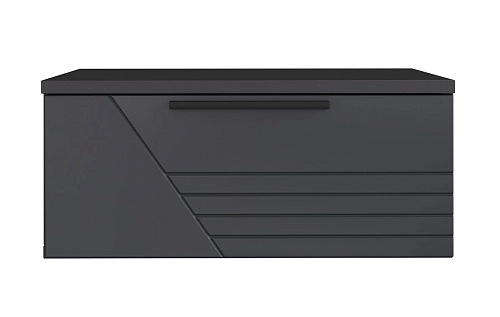 Тумба прикроватная подвесная Синтра 1 Черный - фото 3