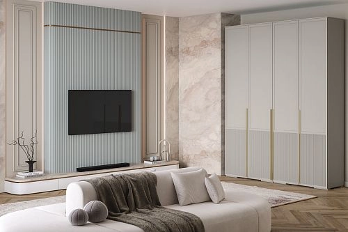 Шкаф распашной Телфорд-4 Кашемир - фото 1