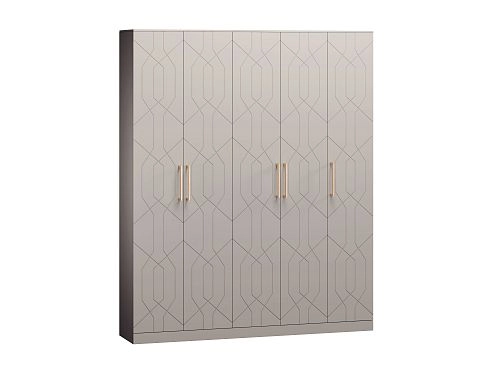 Шкаф распашной Дольче-5 МДФ Мокко - фото 3