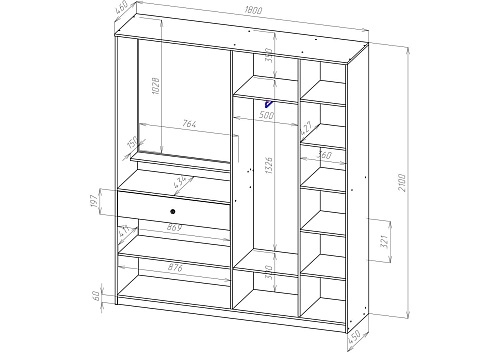 Прихожая Эдельвейс-6 - фото 2