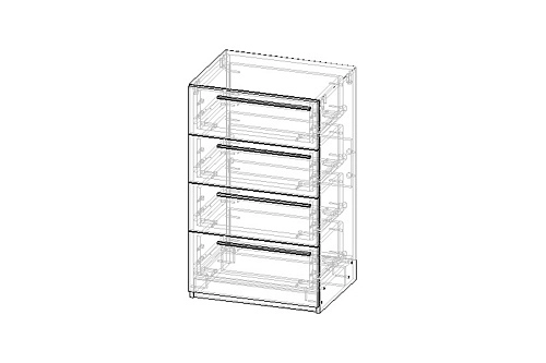 Комод Лорена Пакс-2 Кашемир - фото 4