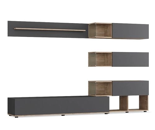 Стенка Сицилия Графит - фото 7