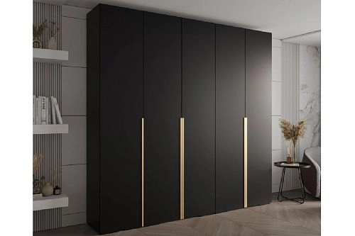 Шкаф распашной Мори-12 Черный - фото 1