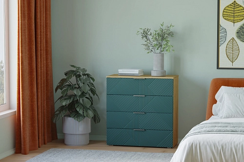 Комод Салерно NEW 4 Аквамарин - фото 1