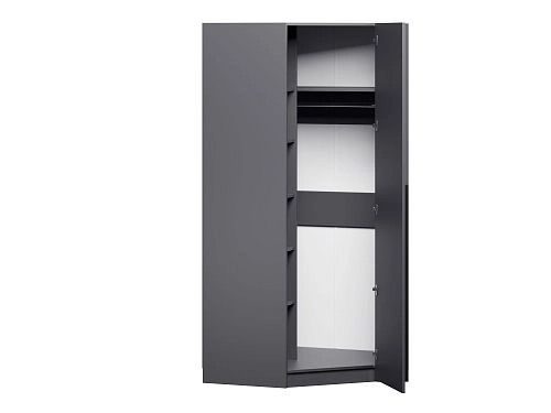 Шкаф угловой Лорена Пакс Графит - фото 3