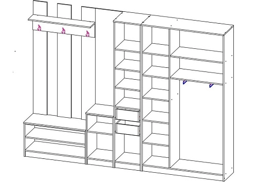 Прихожая Любава-3 - фото 2