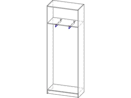 Шкаф распашной Грация-2 - фото 2