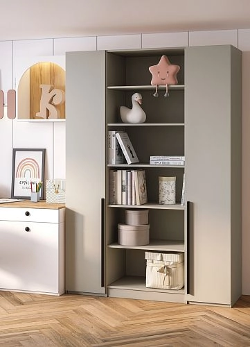 Шкаф распашной Хейсон-7 Кашемир Черный - фото 2