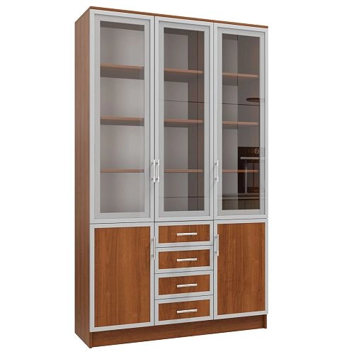 Книжный шкаф Альма-18 Орех Экко - фото 2