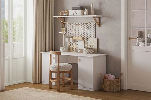 Письменный стол Скарабей-4 Белый - фото 6