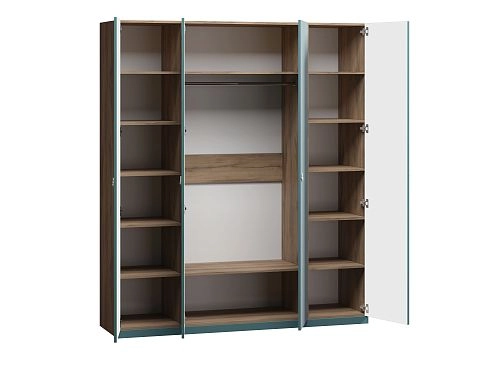 Шкаф распашной Скарабей-4 Аквамарин - фото 5