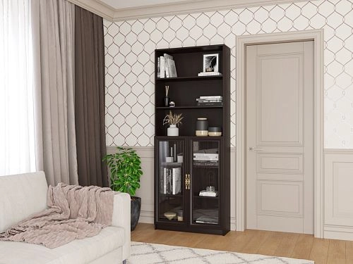 Шкаф книжный Карлос-032 Венге - фото 1