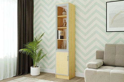 Книжный шкаф Альма-3 Клён - фото 1