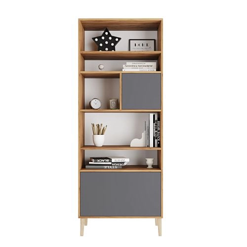 Стеллаж Скарлет-3 Графит - фото 4