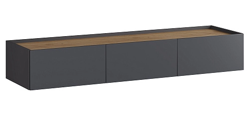 Стенка Сия-3 Графит - фото 2