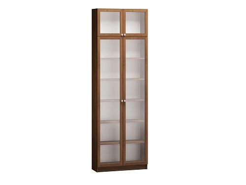 Шкаф Библиотека Билли-20 Хит Орех Экко с антресолью - фото 2