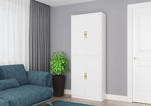 Книжный шкаф Карлос-008 Белый - фото 4