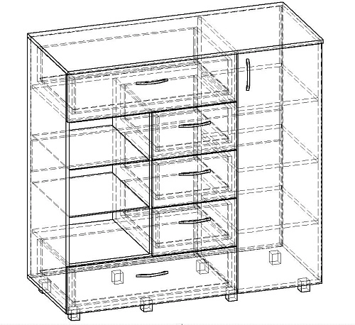 Комод Нюанс-21 - фото 2