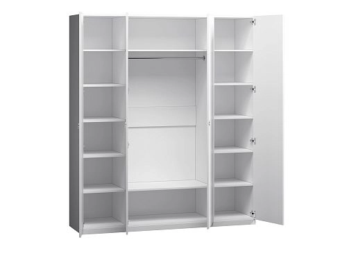 Шкаф распашной Скарабей-4 Белый - фото 5