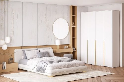 Шкаф распашной Эдинбург-4 Белый - фото 1