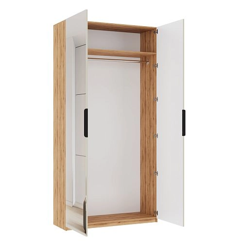 Шкаф распашной Астрис-3 с зеркалом Сантьяго - фото 4