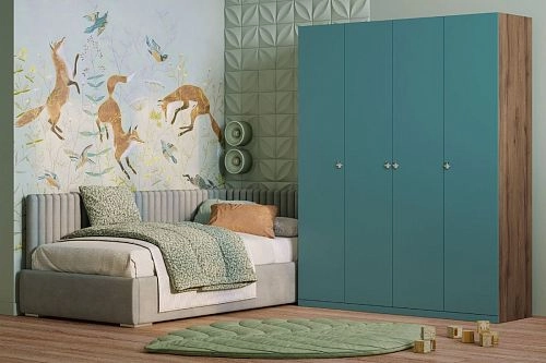 Шкаф распашной Скарабей-4 Аквамарин - фото 1