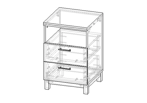 Тумба прикроватная Техас-2 МДФ - фото 3