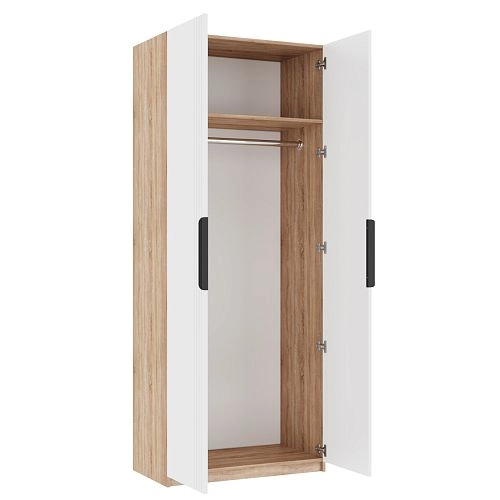 Шкаф распашной Астрис-1 с зеркалом Графит - фото 4