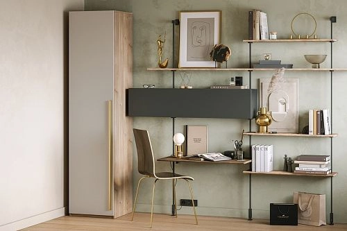 Шкаф распашной Лорена Хит-1 Сатин - фото 1