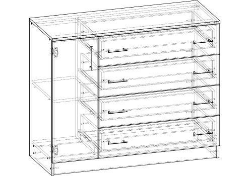 Комод Мираж-9 - фото 2