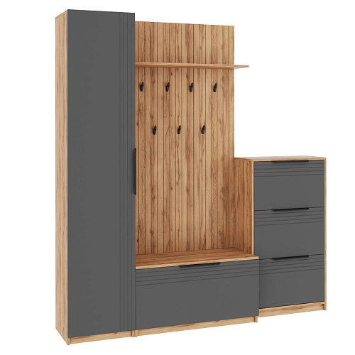 Прихожая Астрис-3 Графит - фото 2