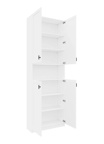 Стеллаж Билли Хелена-22 Белый/Черный - фото 3