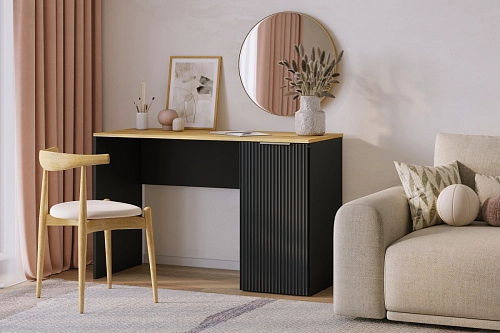 Письменный стол Салерно Черный - фото 1