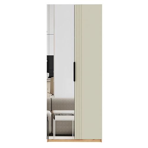 Шкаф распашной Астрис-1 с зеркалом Сантьяго - фото 3