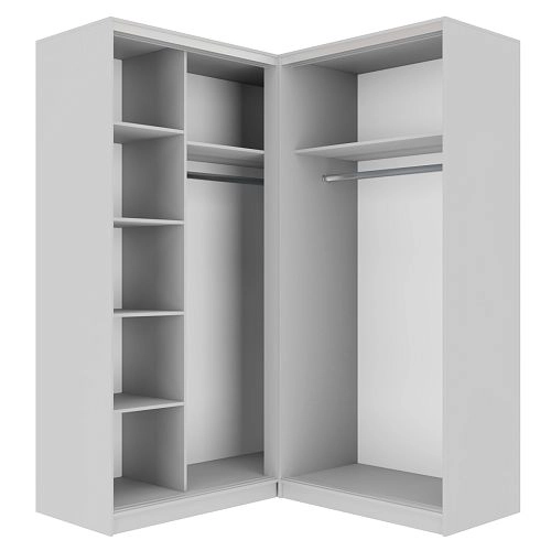 Шкаф угловой Ромео-1 Серый Камень - фото 2