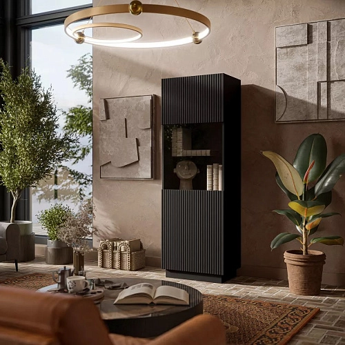 Стеллаж Терни-2 Черный - фото 1