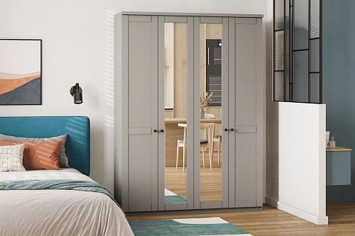 Шкаф распашной София РАХ-5 МДФ Кашемир - фото 1