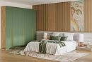 Шкаф распашной Лоренсе-6 Шарли Green