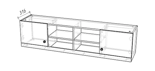 Антресоль Стрекоза-4 Космея - фото 2