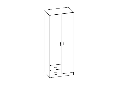 Шкаф распашной Рио-2.13 - фото 3