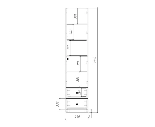 Стенка детская Стрекоза-12 Белый - фото 10