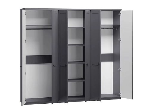 Шкаф распашной София РАХ-7 МДФ Графит - фото 4